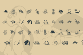 KR Turtles For Julie Font