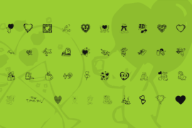 KR Valentine Dings 2002 Font