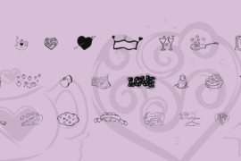 KR Valentines 2006 Five Font