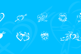 KR Valentines 2006 Four Font