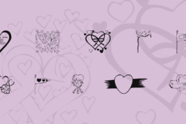 KR Valentines 2006 Nine Font