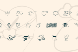 KR Valentines 2006 Seven Font