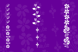 KR Vertical Flair Font