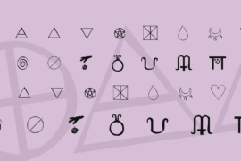 KR Wiccan Symbols Font