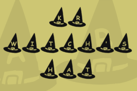 KR Witch’s Hat Font