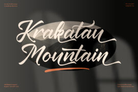 Krakatau Mountain Font Family