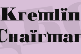 Kremlin Chairman Font