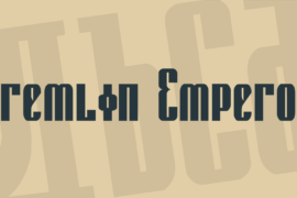 Kremlin Emperor Font