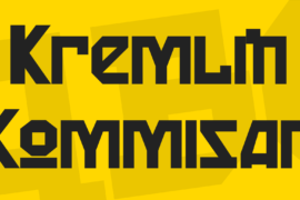 Kremlin Kommisar Font