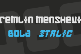 Kremlin Menshevik Font Family