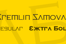 Kremlin Samovar Font Family