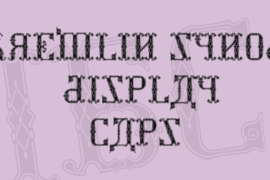 Kremlin Synod (Display Caps) Font