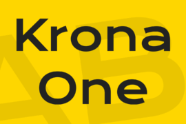 Krona One Font