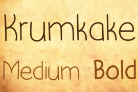 Krumkake Font Family