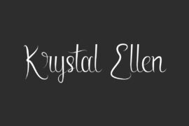 Krystal Ellen Demo Font