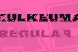 Kulkeuma Font