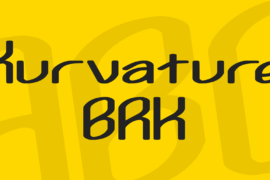 Kurvature BRK Font