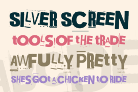 Kuusinollakahdeksan Font