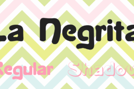 La Negrita Font Family