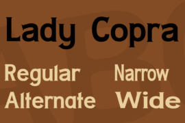 Lady Copra Font Family