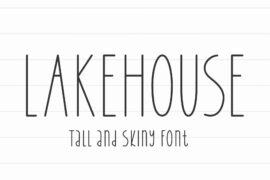 Lakehouse Font