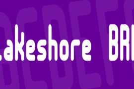 Lakeshore BRK Font