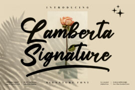 Lamberta Signature Font Family