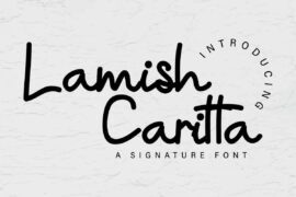 Lamish Caritta Demo Font