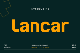 Lancar Personal Use Font Family