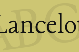 Lancelot Font