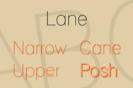 Lane Font Family
