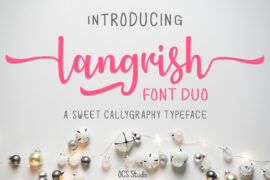 Langrish Font Family