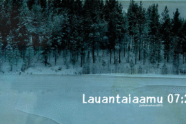 Lauantaiaamu 7:25 Font