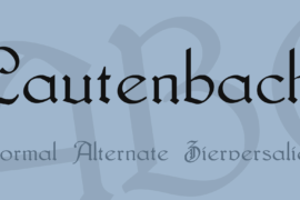 Lautenbach Font Family