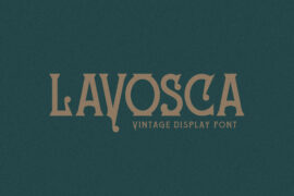 LAVOSCA Font