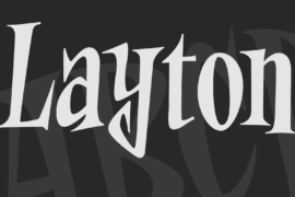 Layton Font