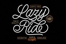 Lazy Ride Script Font