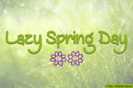 Lazy Spring Day Font