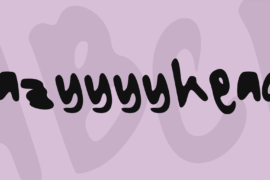 lazyyyyhead Font