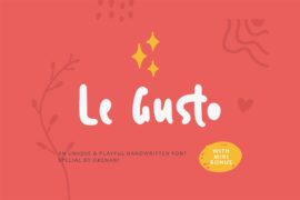 Le Gusto Font