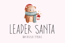Leader Santa Font