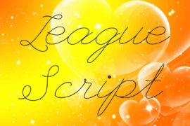 League Script Font