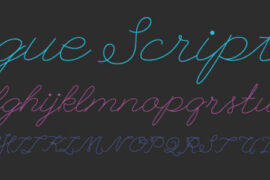 League Script Thin Font