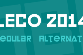 LECO 2014 Font Family