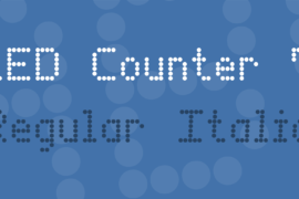 LED Counter 7 Font Family