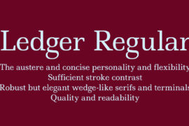Ledger Font