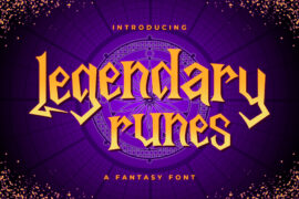 Legendary Runes Free Trial Font