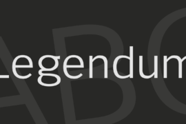 Legendum Font