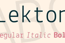 Lekton Font Family