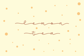 Lemon Tea Demo Font